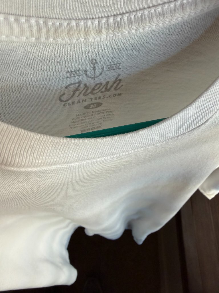 Fresh Clean Tees - White Crew (Medium) — image 3 of 3